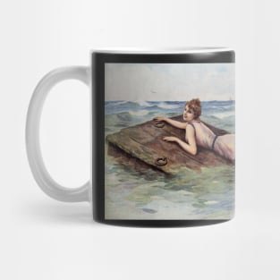 Au But by L Rossi risque capsized girl Mug